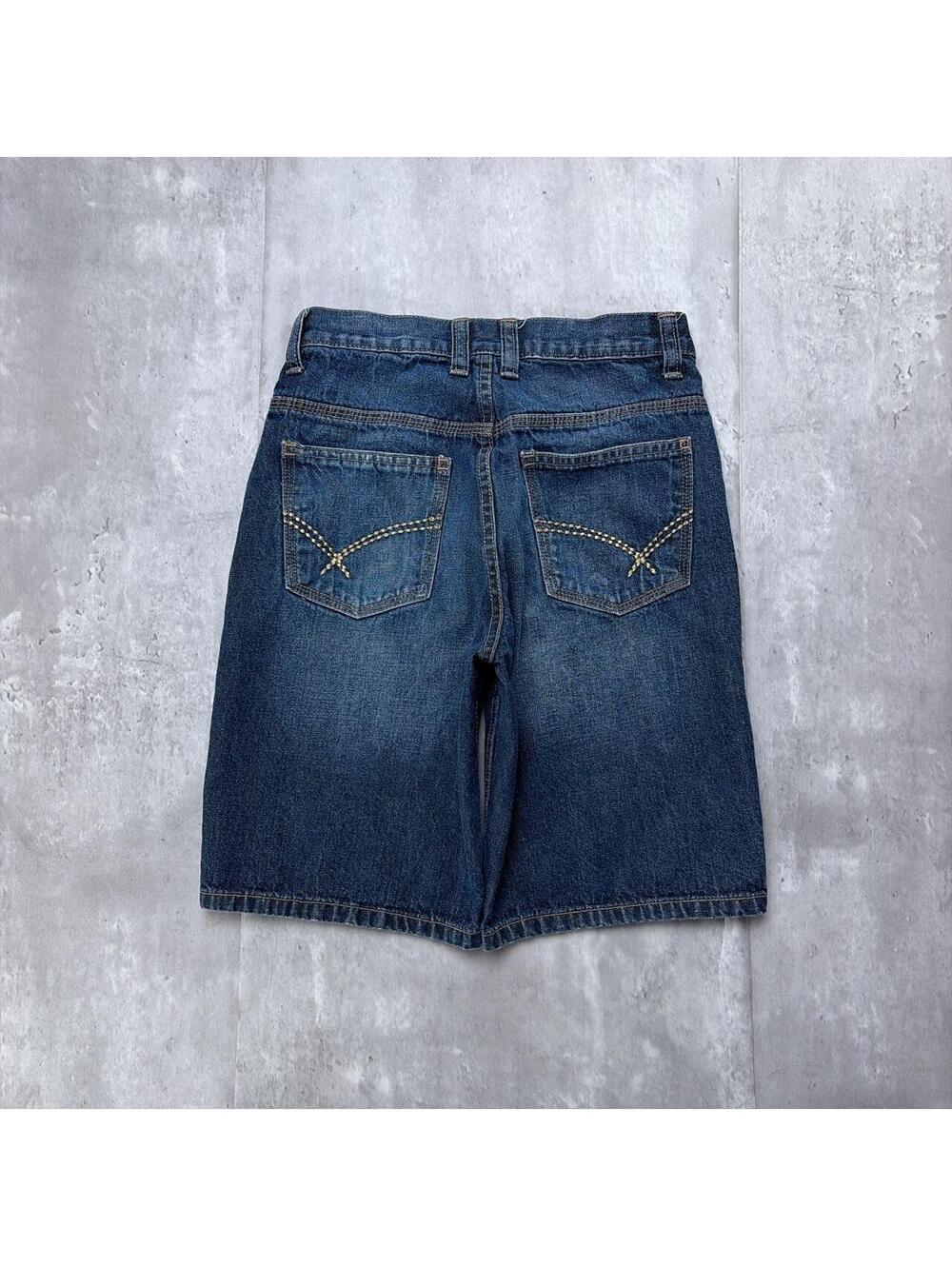 Y2K Blue Free Planet Grunge Baggy Skater Denim Jorts
